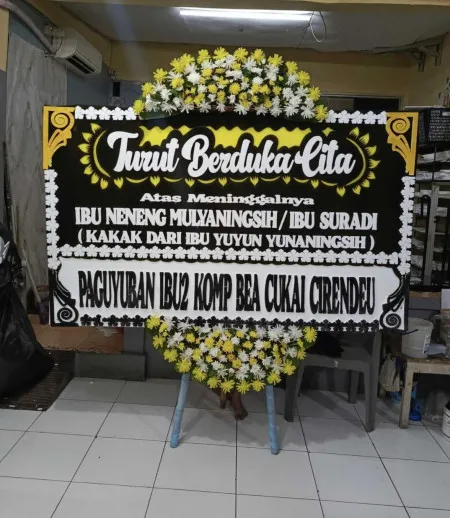 Papan Bunga Duka Pondok Cina