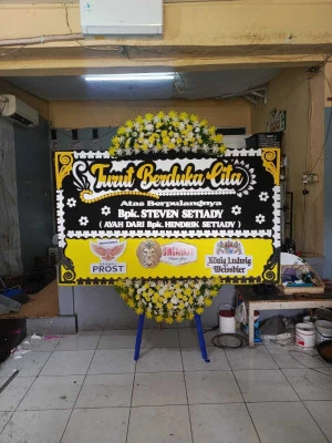 Papan Bunga di Pondok Cina